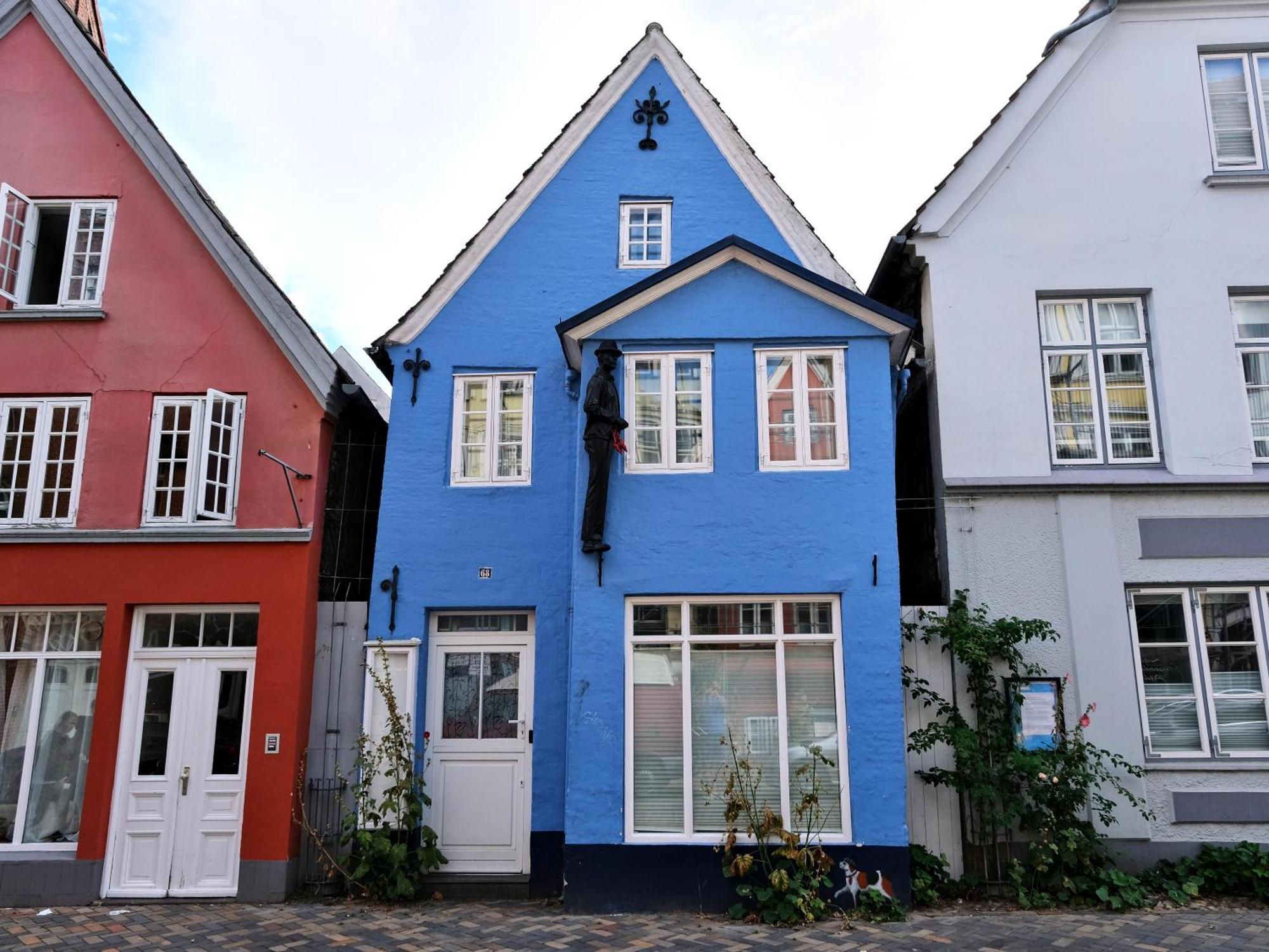 Hafenblick Ferienwohnung In Der Altstadt Mit Parkplatz Flensburg Eksteriør bilde