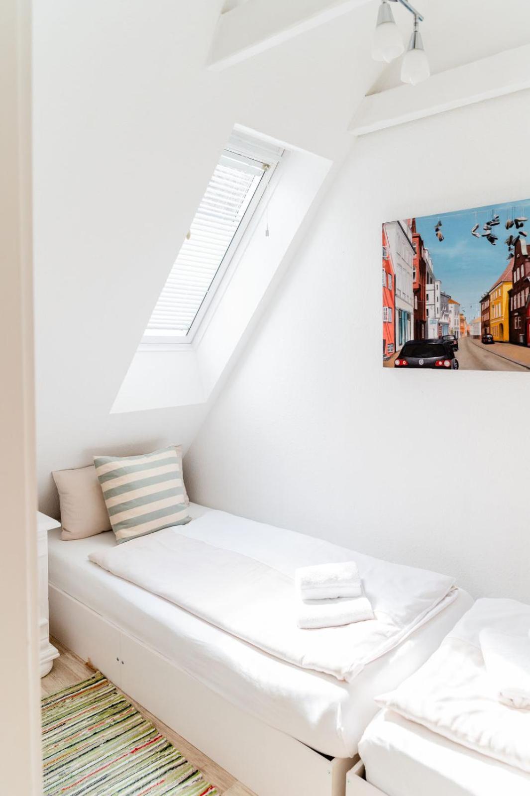 Hafenblick Ferienwohnung In Der Altstadt Mit Parkplatz Flensburg Eksteriør bilde